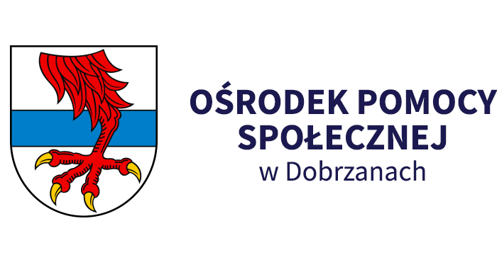 Logo Ośrodka Pomocy Społecznej w Dobrzanach