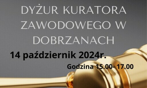 Zdjęcie do Dyżur Kuratora zawodowego w Punkcie Informacyjno - Konsultacyjnym - Październik 2024