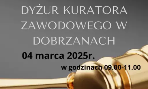 Zdjęcie do Dyżur Kuratora zawodowego w Punkcie Informacyjno - Konsultacyjnym - marzec 2025 r.