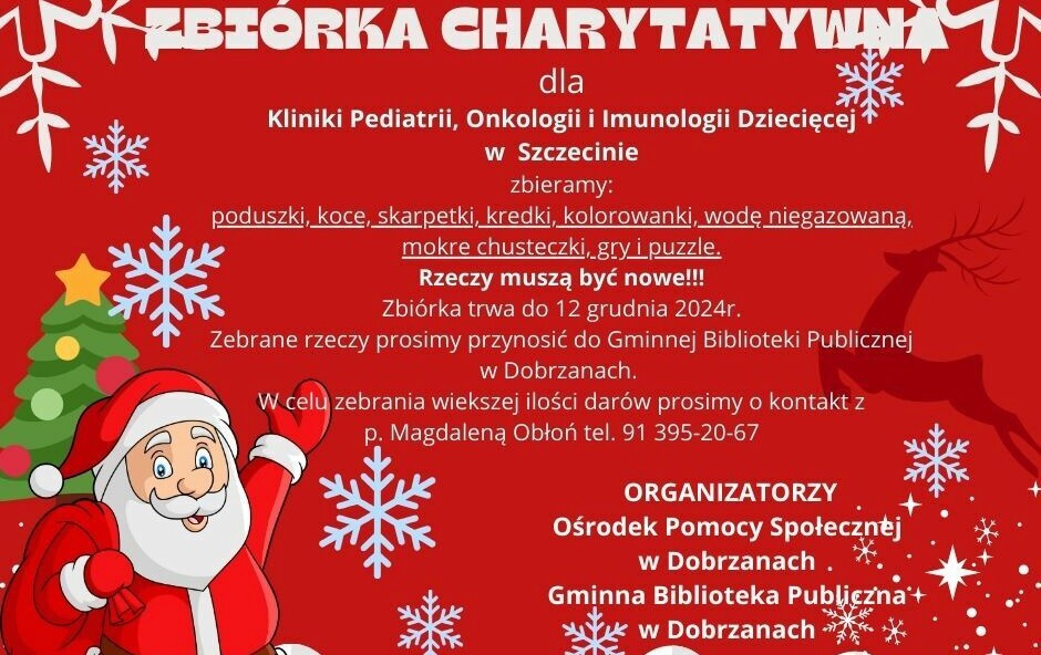 Zdjęcie do Zbi&oacute;rka charytatywna dla kliniki pediatrii, onkologii i immunologii...