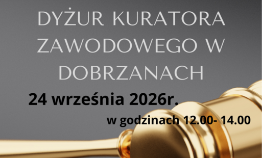 Dyżur Kuratora Zawodowego w Punkcie Informacyjno - Konsultacyjnym 24.09.2026 r.