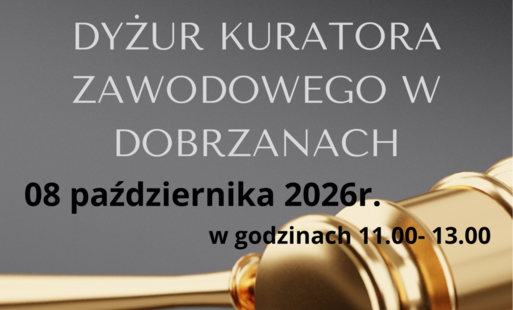Dyżur Kuratora Zawodowego w Punkcie Informacyjno - Konsultacyjnym 08.10.2026 r.